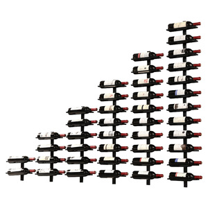 Supermarket Rack Iron Metal Wine Rack Display Stand Slatwall Bottle Display <strong>Shelf</strong> for Wine Storage and Display - Product Image 5