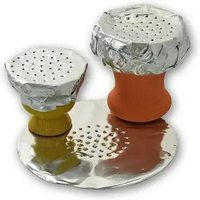 Narguilé carré rond feuilles de papier d'aluminium narguilé shisha papier de papier d'aluminium