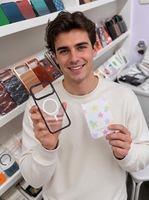 Coque de téléphone magnétique DIY avec motif imprimé personnalisé, dos transparent remplaçable, aimant puissant, compatible iPhone 17 18 Pro