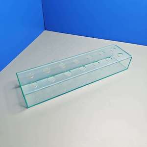 Caja de flores acrílicas rectangulares de flores secas rosas preservadas impermeables al por mayor caja de flores acrílicas rosas de lujo transparente de alta calidad - Product Image 2