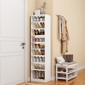 Freestanding Steel <strong>Shoe</strong> Cabinet <strong>Slim</strong> Metal Rack Narrow <strong>Shoe</strong> Organizer Tall Gap Storage <strong>Cupboard</strong> for Home Use - Product Image 5