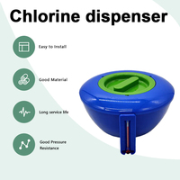 Distributeur de chlore flottant extérieur réglable pour piscines et spas Matériau en PVC PE et PP durable