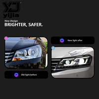 Applicable aux Volkswagen Passat B7 11-16, phares LED 12V 55W avec DRL, style de voiture dissimulé