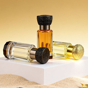 Botella <span class=keywords><strong>de</strong></span> Perfume <span class=keywords><strong>de</strong></span> Vidrio Decorativa <span class=keywords><strong>de</strong></span> Lujo Personalizada <span class=keywords><strong>de</strong></span> Fábrica al por Mayor, 3ml 6ml 12ml, Estilo Árabe, <span class=keywords><strong>con</strong></span> Tapa <span class=keywords><strong>de</strong></span> Aluminio y <span class=keywords><strong>Rosca</strong></span> <span class=keywords><strong>de</strong></span> Zinc - Product Image 1