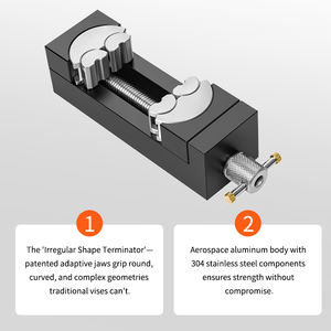 Etau <span class=keywords><strong>fractal</strong></span> pour un environnement de travail flexible et portable, adapté à une variété d'ensembles de travail - Product Image 1