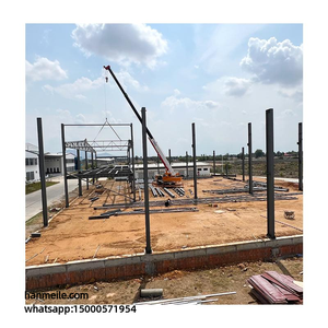 Atelier de fabrication de charpentes métalliques au Cambodge, entrepôt, bâtiment à grande portée, stockage de charbon, structure en treillis, ingénierie transfrontalière - Product Image 1