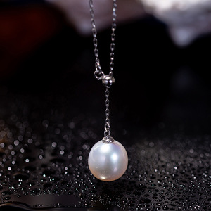 Ensemble de collier pendentif en porcelaine fine Wenchi Zhuji, perle d'eau douce, cadeau de fête des mères, boîte à bijoux incluant boucles d'oreilles, broche, en direct - Product Image 4