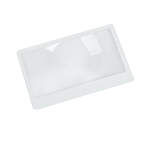 Lupa Fresnel Transparente 85x55mm, Tarjetero para Tarjetas <span class=keywords><strong>de</strong></span> Visita, Lupa <span class=keywords><strong>de</strong></span> Bolsillo 3X - Product Image 5