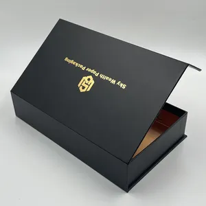 사용자 정의 로고 인쇄 종이 마그네틱 선물 상자 포장 도매 고급 중소기업 선물 바구니 선물 상자