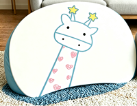 Plateau de genou en MDF personnalisé avec coussin, hauteur réglable, surface en plastique, support dorsal, couleur personnalisable et impression CMYK