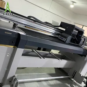 1.8เมตรเครื่องพิมพ์ Uv ไฮบริด Uv ม้วนเพื่อม้วนเครื่องพิมพ์ Flatbed