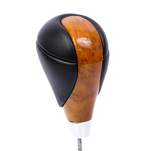 Venta caliente perillas de cambio automático de madera de cuero negro 2008 es perilla de cambio de marchas para Lexus para Toyota is 220d es250 - Product Image 4