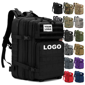 Sac à dos tactique de voyage et de randonnée 45L unisexe en nylon imperméable 900D avec doublure, personnalisable avec logo – Idée cadeau - Product Image 1