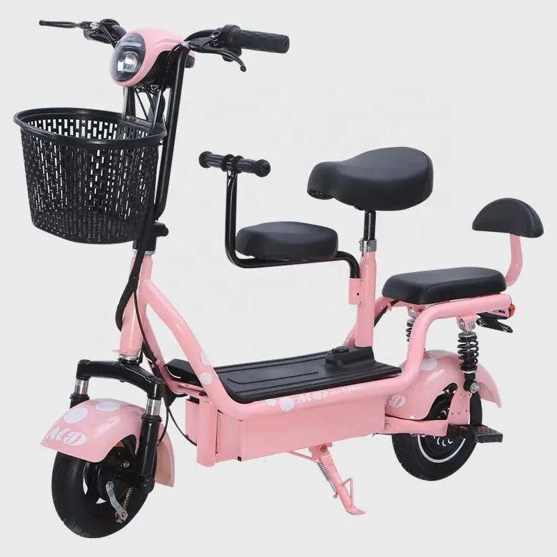 Scooter elétrico infantil família, com assento, rápido, adulto, bicicleta, melhor entrega de scooter elétrico