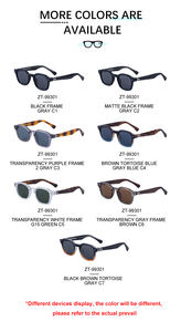 Lunettes de soleil carrées souples Partagas, style rétro décontracté, avec logo personnalisé, monture PC, protection UV400, pour femmes et hommes - Product Image 5