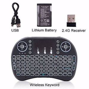 Clavier sans fil Db Mini I8 2.4G avec pavé tactile rétroéclairé pour PC et boîtier multimédia - Product Image 4