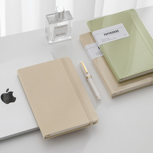 Cinta de seda personalizada marcapáginas tela de lino <span class=keywords><strong>Tapa</strong></span> <span class=keywords><strong>dura</strong></span> Eco cuadernos cubierta de lino <span class=keywords><strong>verde</strong></span> A5 diario de lectura libro de gratitud diario - Product Image 5