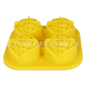 Molde de Silicona para Cubitos de Hielo con Forma de Rosa, Creativo, de Grado Alimenticio, Fácil de Desmoldar, para Bebidas Frías, Caja de Hielo para Whisky - Product Image 5