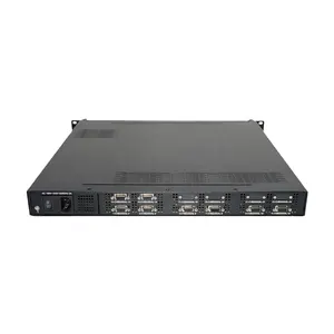 Digital tv equipment dvb encoder 8/12/24 channel, coaxial to ip converter for iptv streaming server