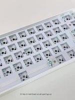 Kit Keyboard Mekanik DK61 Lampu RGB Nirkabel 2.4Ghz 61 Tombol Keyboard Mekanik Bergaya