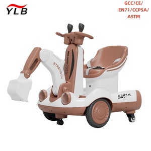Nuevo Auto Eléctrico para Niños de 6V con Rotación de 360°, Diseño de Brazo Excavador, Edades 2-7, Batería Recargable, Equilibrio Seguro - Product Image 5