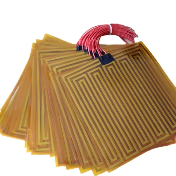 12 Volt Warmer Pad Rezistans Polyimide Film Kapton Foil Heater