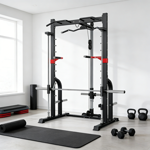 Équipement multifonctionnel de <span class=keywords><strong>musculation</strong></span>, rack de squat semi-profond avec <span class=keywords><strong>poulie</strong></span> - Product Image 1