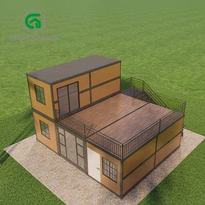 이중 접기 배송 도자기 가정 조립식 제조 조립식 주택 야외 응용 컨테이너 룸 하우스 20ft - Product Image 1