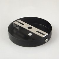 Kit de plafonnier de 100 mm et 120 mm de diamètre avec plaque de recouvrement pour luminaires, lustre, suspension ou projet de bricolage