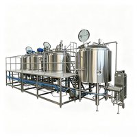 Système de brassage de grande capacité Brewtech 3500L 4V pour la production de bière