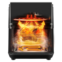 Friteuse à air intelligente Wi-Fi 9L avec programmation, minuterie, démarrage différé, fenêtre visible, 20-en-1, sans huile, numérique, personnalisable avec logo OEM