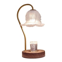 Nouvelle Lampe à Cire Parfumée Nordique Décorative, Chauffe-Parfum Sans Flamme, Diffuseur de Bougies de Table