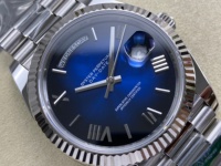Montre de qualité supérieure, étanche, mécanique, 228-236, 40 mm, ARF Factory, acier 904L, mouvement VR3255, cadran bleu avec date, montre présidentielle