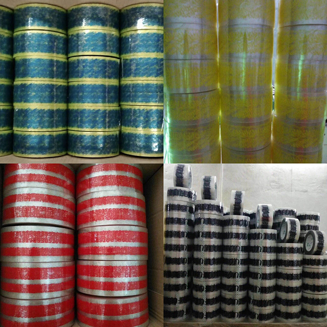 Adhesive Bopp Tape Printing Machine 180mm PP Film Two Colors