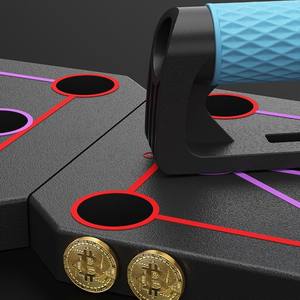 베스트 셀러 휴대용 홈 체육관 장비 다기능 접이식 T 보드 조정 가능한 <span class=keywords><strong>20</strong></span> 1 피트니스 푸시 업 윗몸 일으키기 훈련 - Product Image 5