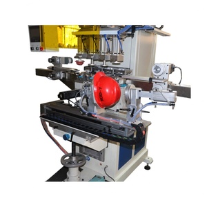 Machine d'impression tampographique semi-automatique neuve, quatre couleurs, pour tampons de casque, gobelets scellés, avec système servo et imprimante à plaques de gravure pour papier - Product Image 6