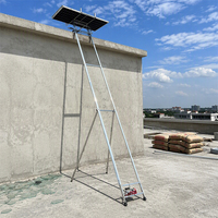 Échelle à panneaux solaires haute efficacité en acier galvanisé, élévateur électrique pour le levage de panneaux solaires, portes et fenêtres en verre
