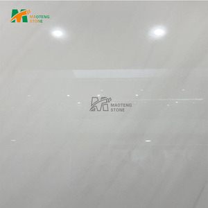 Piano <span class=keywords><strong>di</strong></span> Lavoro e Pavimento in Pietra Sinterizzata Artificiale <span class=keywords><strong>di</strong></span> Alta Qualità, Design Moderno 3D Veneziano Bianco Lucidato - Product Image 2