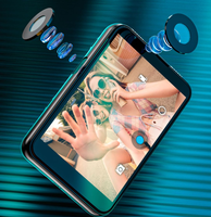 Montre connectée 2024 avec double caméra, GPS Android, suivi d'activité, fonction d'appel, boussole et surveillance de la fréquence cardiaque - Unisexe