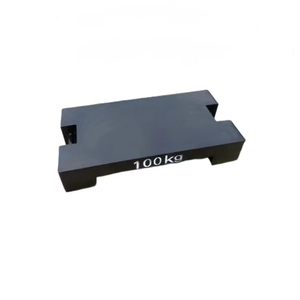Contrapesos de Hierro Fundido con Revestimiento de Acero, Forma Plana, 100 kg, Marca Veidt, para Calibrar Básculas Digitales M1 100 kg - Product Image 1
