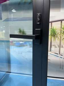 <span class=keywords><strong>Porte</strong></span> pliante en aluminium à triple vitrage, design moderne, haute performance, étanche, pour balcon - Product Image 6