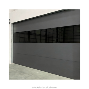Porta da <span class=keywords><strong>Garage</strong></span> Automatica in Lega di Alluminio con Funzione Antifurto per Ingresso Villa, Design Moderno Mid-Century per Uso Residenziale - Product Image 2