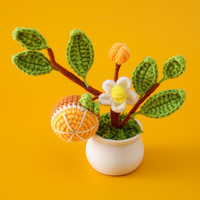 Fil cadeau de nouvel an petite fleur artificielle en pot produit fini cadeau de compagnon de mariage fleur artificielle