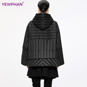 Veste en duvet marron pour femmes de luxe de haute qualité manteau bouffant personnalisé 90% duvet de <span class=keywords><strong>canard</strong></span> blanc - Product Image 5