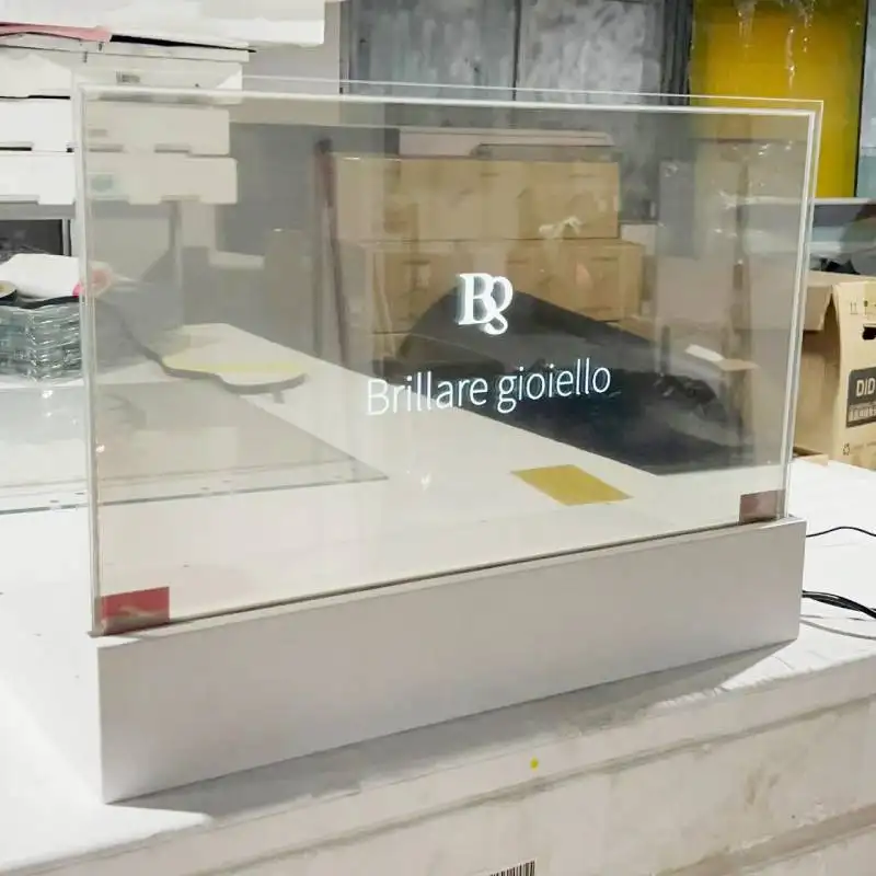 30-дюймовый дисплей прозрачная цифровая вывеска ooled экран 2k высокой четкости сенсорный Рабочий стол ультратонкий прозрачный ooled