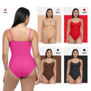 Hexin Atacado Cor Personalizada Emagrecimento Seamless Body Shaper Tummy Control Shaper <span class=keywords><strong>Bodysuit</strong></span> Shapewear para As Mulheres - Product Image 5