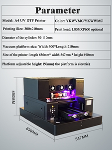 Máquina de impresión UV <span class=keywords><strong>A3</strong></span>, taza de plástico automática Digital, botella de vidrio, impresión cilíndrica bajo demanda, funda de teléfono, impresora UV - Product Image 3