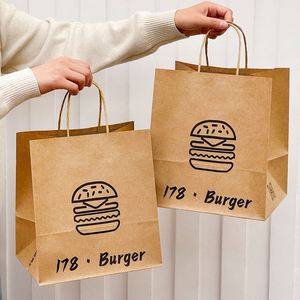Envases de Comida Rápida Personalizados, Ecológicos, Biodegradables, Reciclables, Desechables, Laminados, para Llevar, Resistentes a la Grasa, para Hot Dogs, Sándwiches y Hamburguesas - Product Image 3