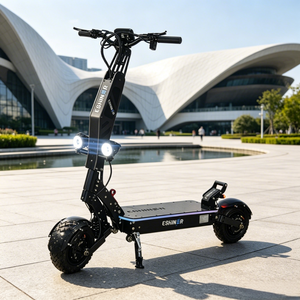 Vente en gros d'usine, scooter électrique puissant pour adultes, 72V 8000W 40AH, double moteur, écran NFC, 11 pouces, tout-terrain, fibre de carbone - Product Image 1