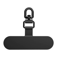 Universele Roestvrijstalen Custom Logo Telefoon Lanyard Kaart Pakking Patch Telefoon Sleutelhanger Sling Touw Kaart Clip Riem Hang Tether Pad